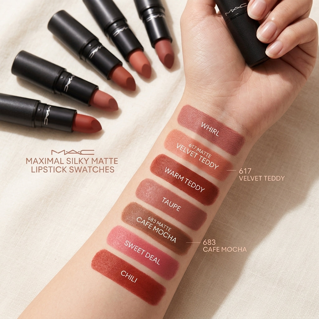 MAC M·A·Cximal Silky Matte Lipstick — 100% Authentic