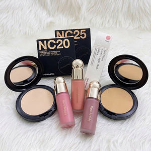 Everyday Essentials Combo — MAC Powder + Rare Beauty Blush