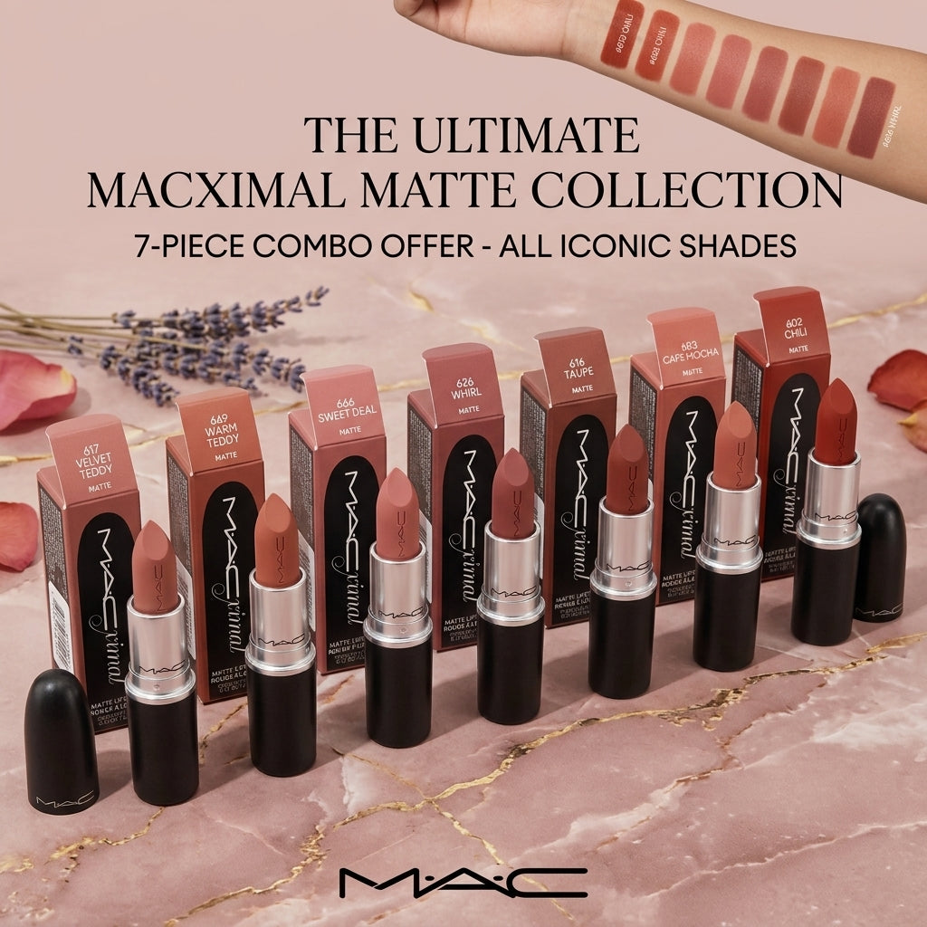 Bold Lip Duo — MAC Macximal Silky Matte Lipstick (Pick Any 2 Shades)